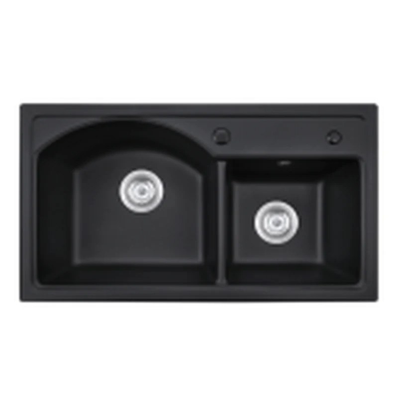 780 x 450 mm topmount double basin quartz composite kitchen sink