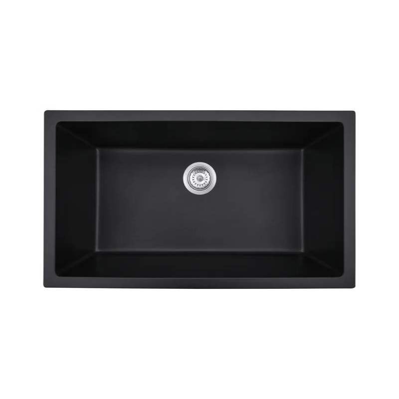 820 x 470 mm undermount single bowl quartz composite kitchen sink