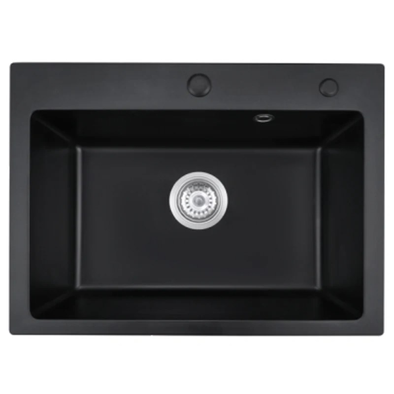 720 x 470 mm topmount single bowl quartz composite kitchen sink