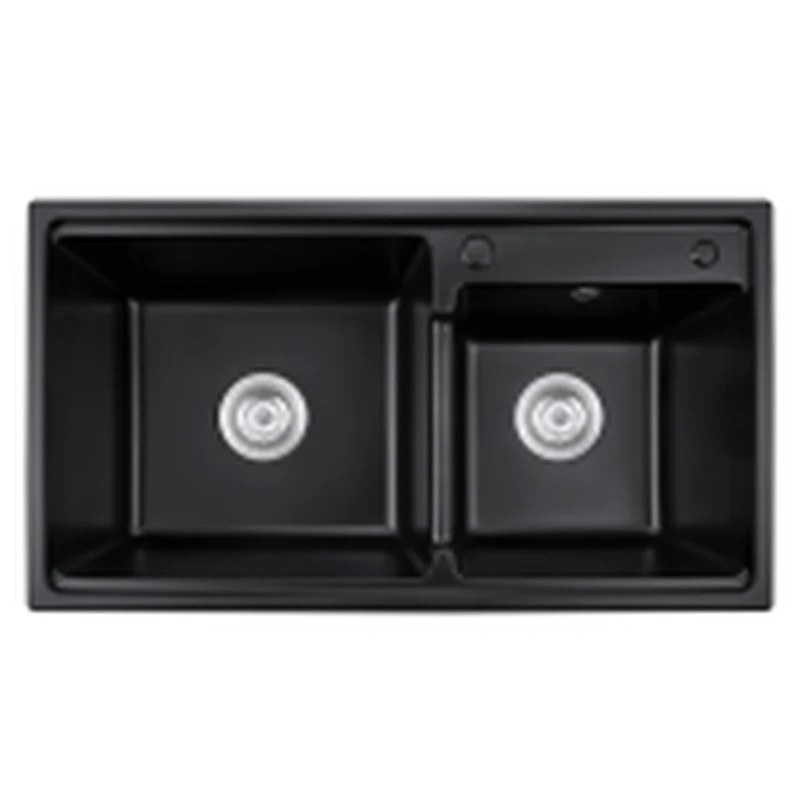820 x 450 mm S-series topmount double bowl quartz composite kitchen sink
