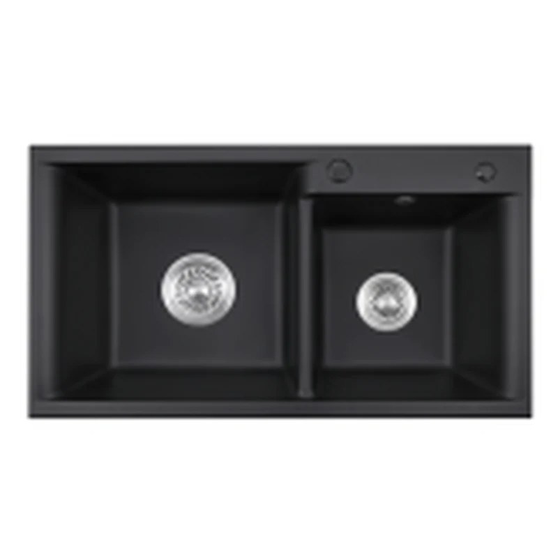 820 x 460 mm topmount double bowl quartz composite kitchen sink