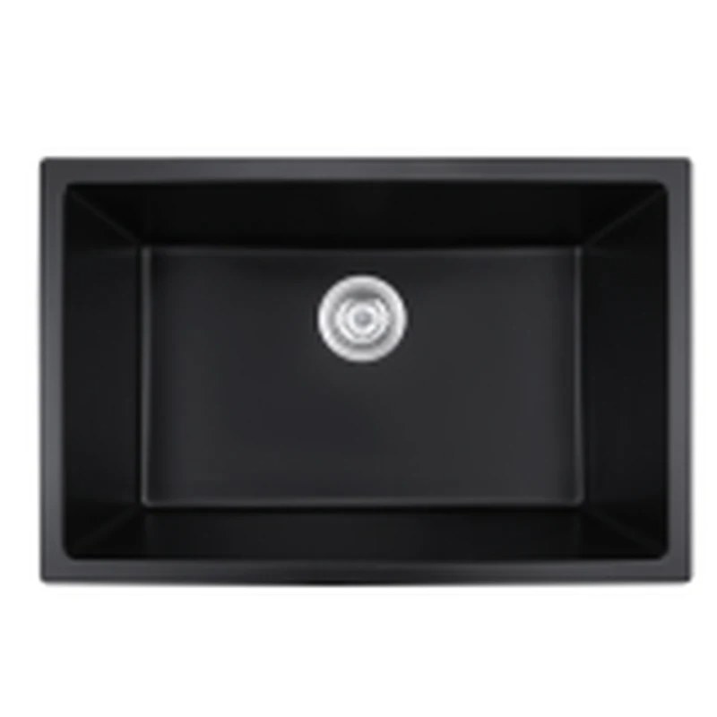 680 x 450 mm undermount single bowl quartz composite kitchen sink