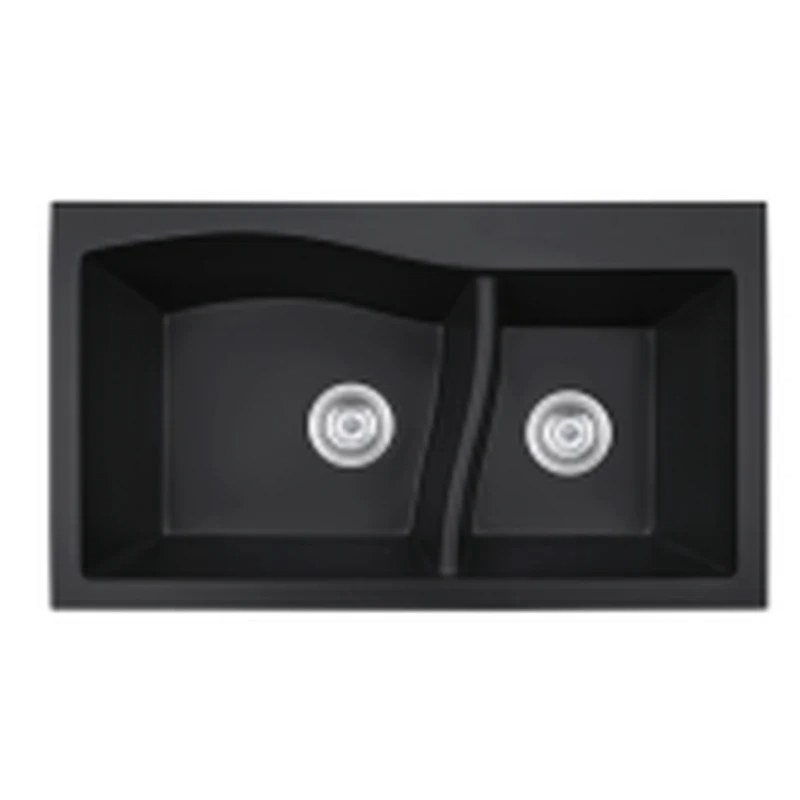 820 x 480 mm topmount double bowl quartz composite kitchen sink